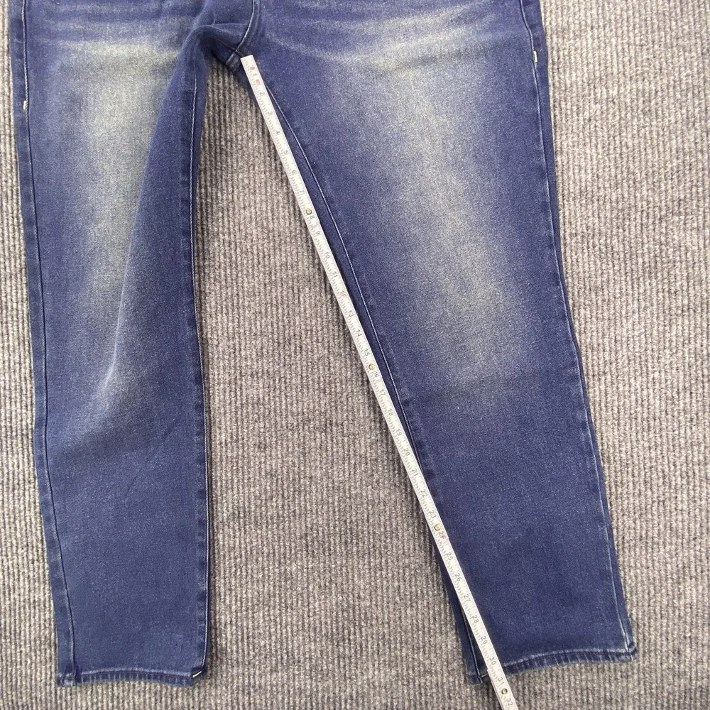 True Religion Geno Slim Flap Jeans Mens 44 Blue Medium Toasted Cinnamon Wash Y2K